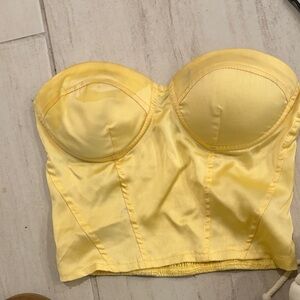 Princess Polly Sunny Yellow Bandeau